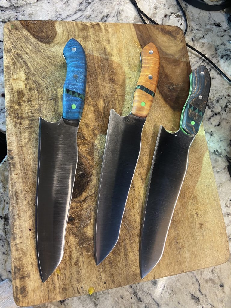 Wood Steel Knives Chefwood display